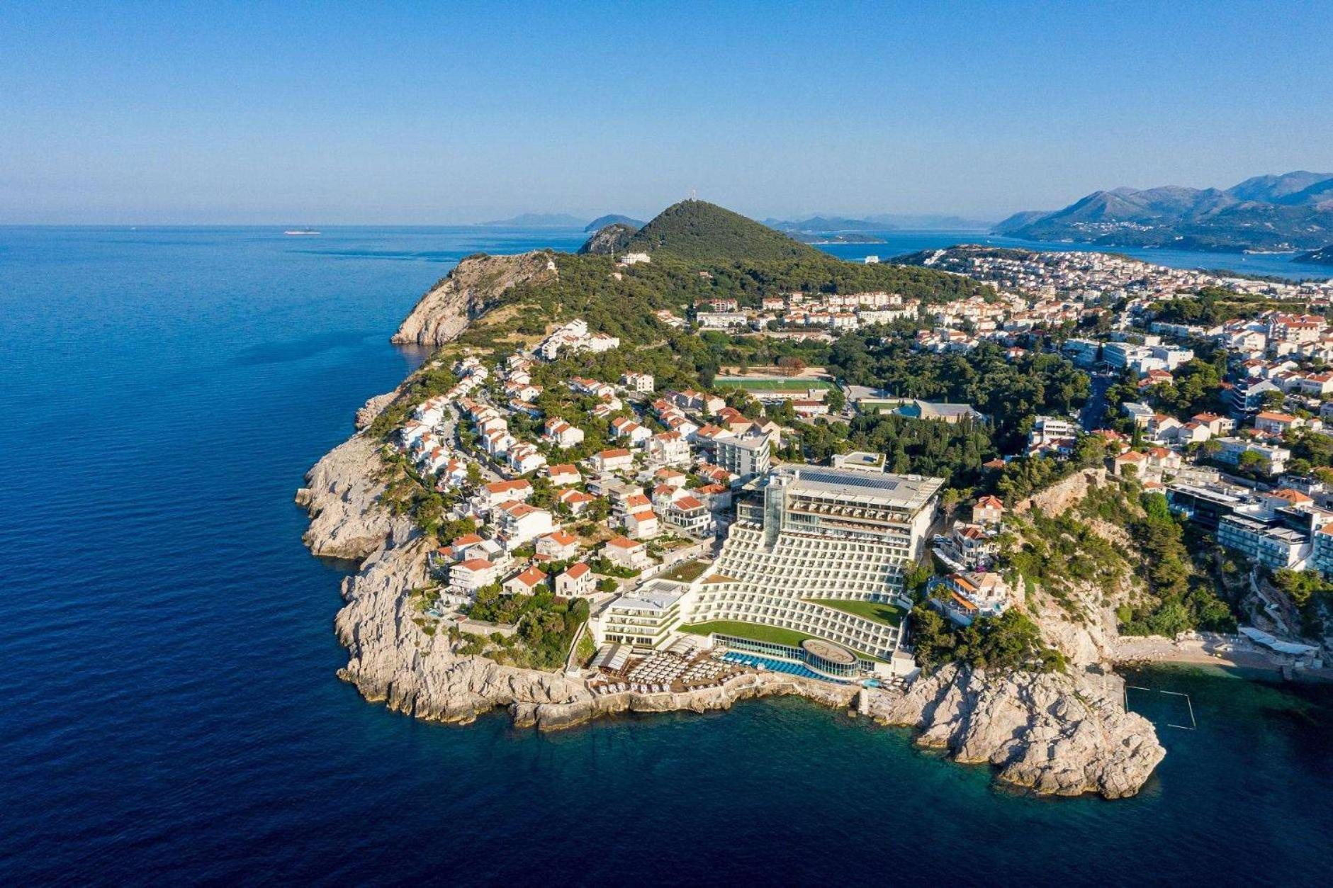 Rixos Premium Dubrovnik Hotel Luaran gambar Aerial view of the peninsula